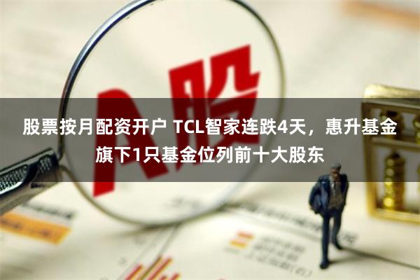 股票按月配资开户 TCL智家连跌4天，惠升基金旗下1只基金位列前十大股东